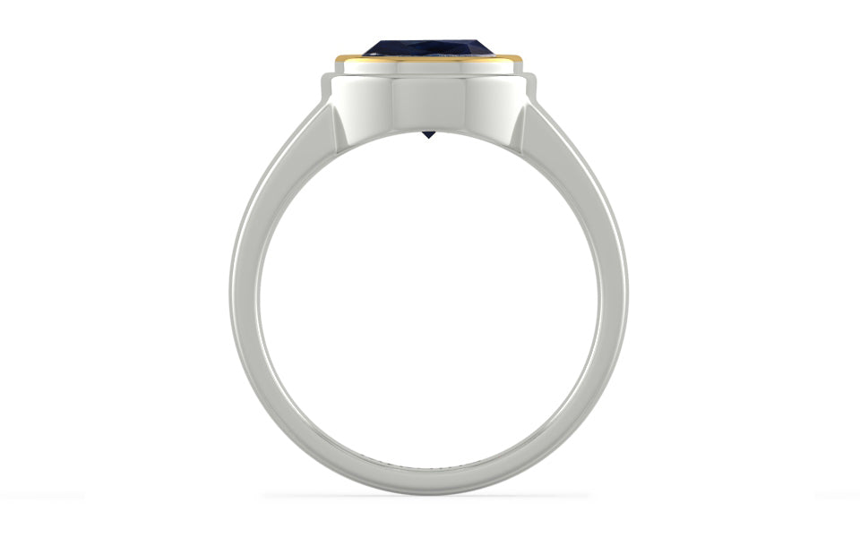 Goldcap Thailand Blue Sapphire Ring Limited Quality (R3)
