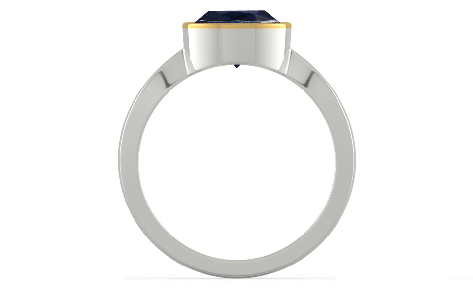 Goldcap Thailand Blue Sapphire Ring Limited Quality (R9)