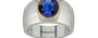 Goldcap Thailand Blue Sapphire Ring Rare Quality (R1)