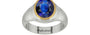 Goldcap Thailand Blue Sapphire Ring Rare Quality (R7)