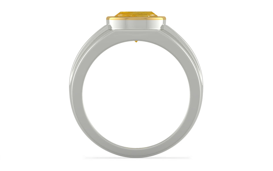 Goldcap Thailand Yellow Sapphire Ring Fine Quality (R1)