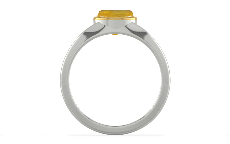 GoldCap Thailand Yellow Sapphire Ring Fine Quality (R10)