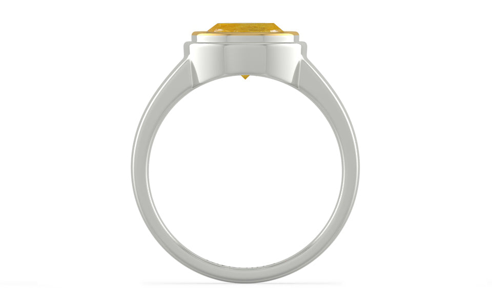 Goldcap Thailand Yellow Sapphire Ring Fine Quality (R3)