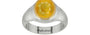 Goldcap Thailand Yellow Sapphire Ring Fine Quality (R7)