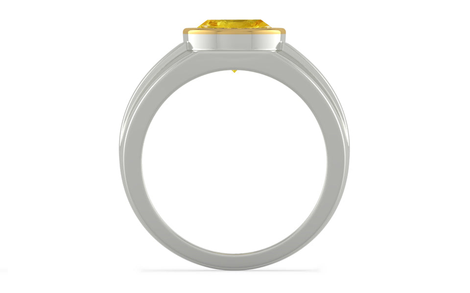 Goldcap Thailand Yellow Sapphire Ring Limited Quality (R1)