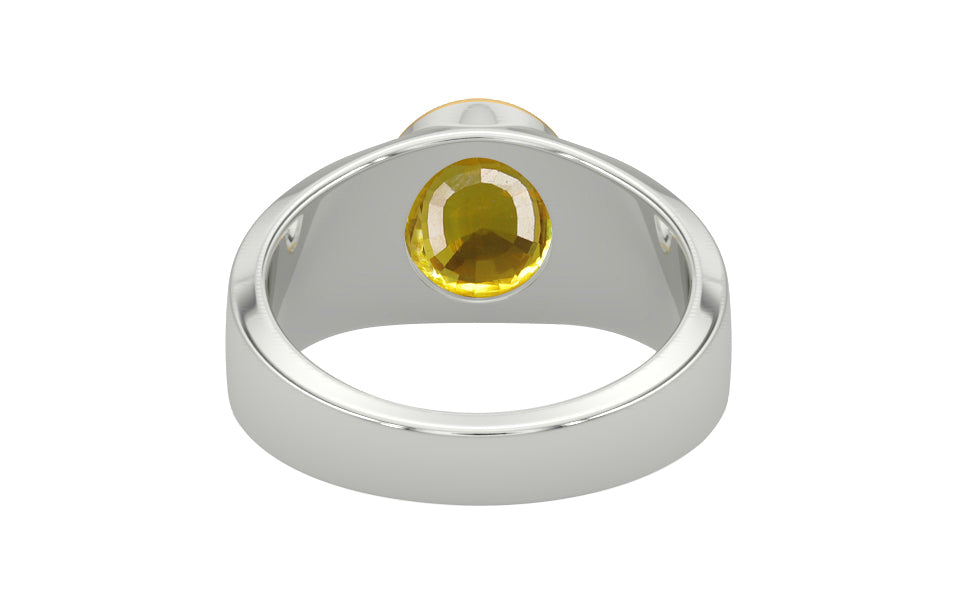 GoldCap Thailand Yellow Sapphire Ring Limited Quality (R10)