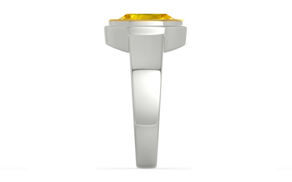 Goldcap Thailand Yellow Sapphire Ring Limited Quality (R3)