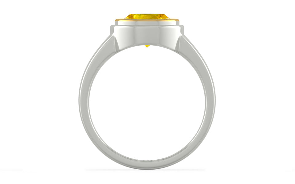Goldcap Thailand Yellow Sapphire Ring Limited Quality (R3)