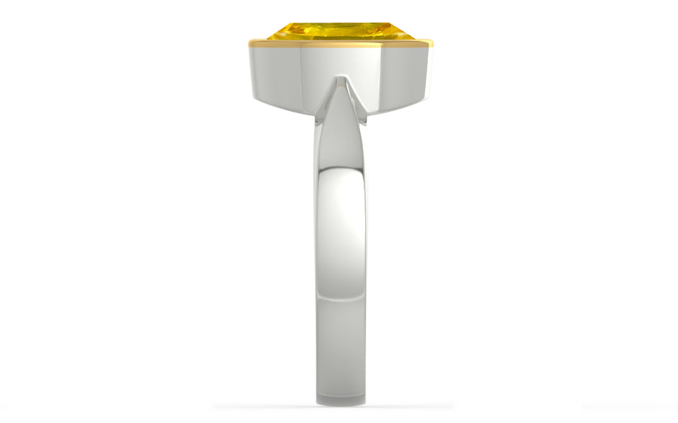 GoldCap Thailand Yellow Sapphire Ring Limited Quality (R9)