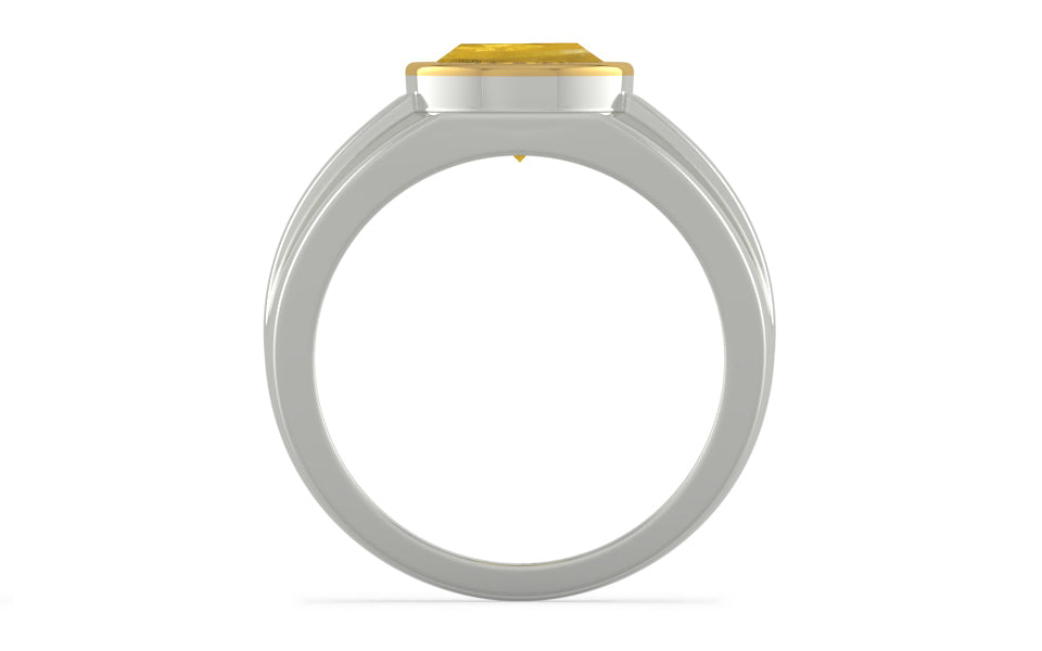 Goldcap Thailand Yellow Sapphire Ring Prime Quality (R1)