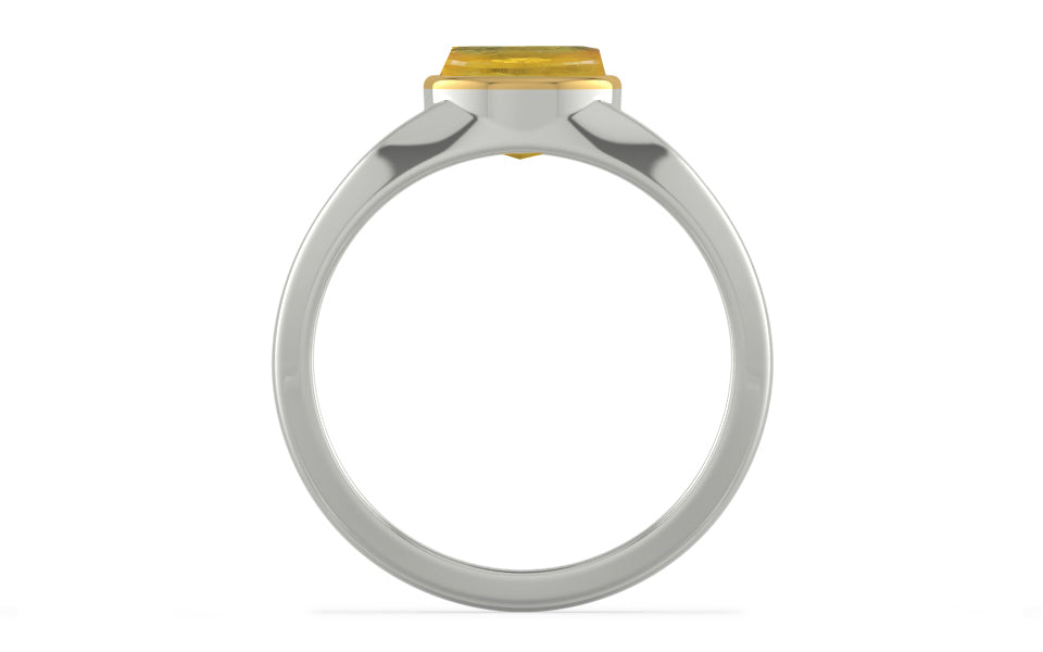 GoldCap Thailand Yellow Sapphire Ring Prime Quality (R10)