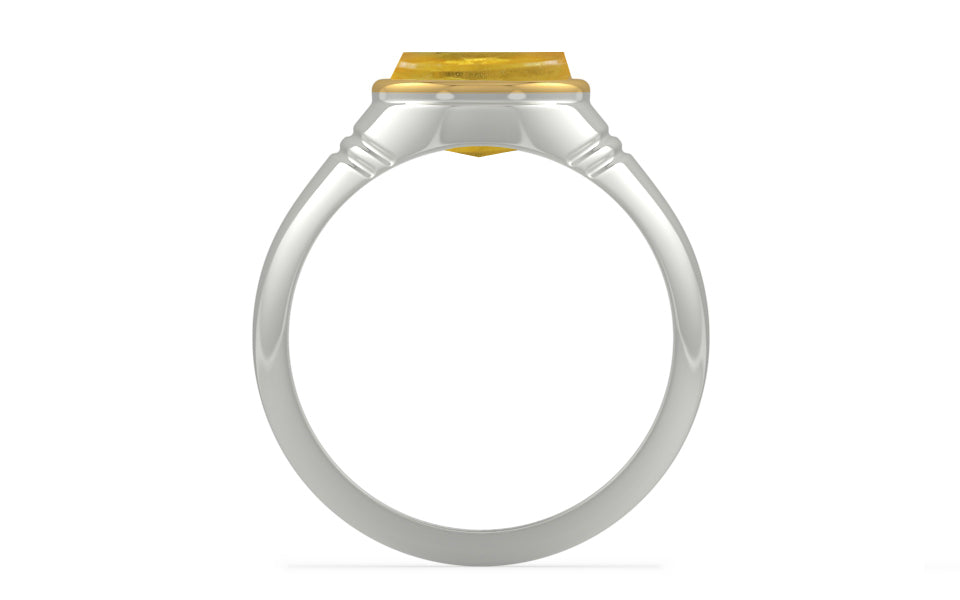 Goldcap Thailand Yellow Sapphire Ring Prime Quality (R7)
