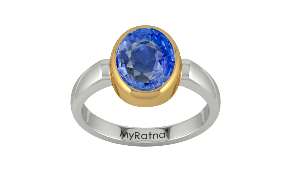 Goldcollet Ceylon Blue Sapphire Ring Limited Quality (R6)