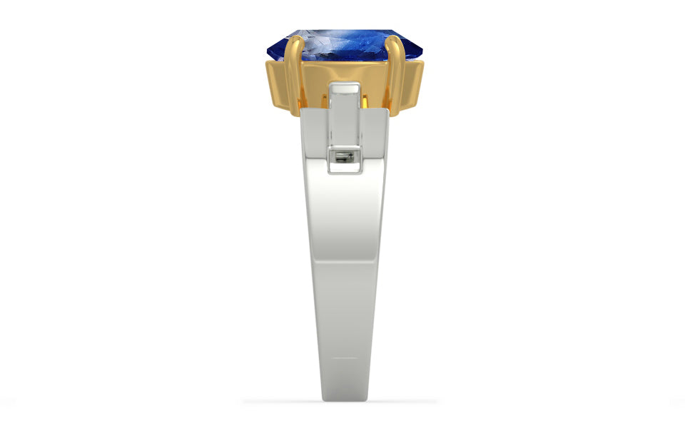 GoldCollet Ceylon Blue Sapphire Ring Limited Quality (R8)