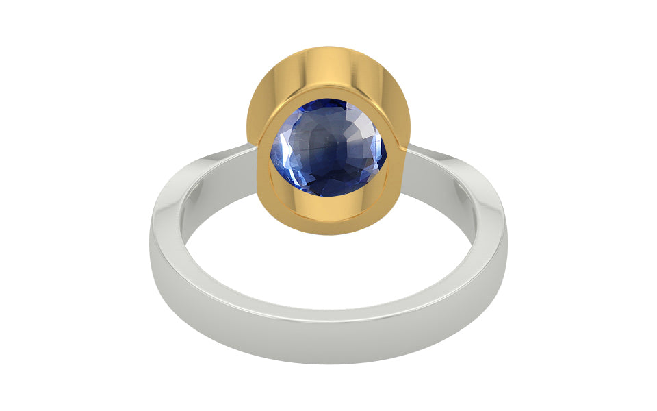 GoldCollet Ceylon Blue Sapphire Ring Limited Quality (R9)