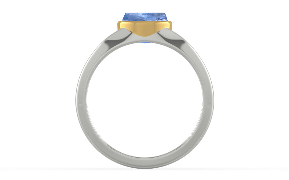GoldCollet Ceylon Blue Sapphire Ring Prime Quality (R10)