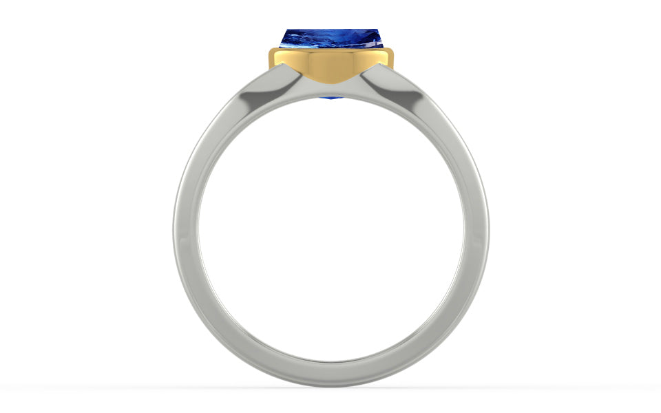 GoldCollet Ceylon Blue Sapphire Ring Rare Quality (R10)