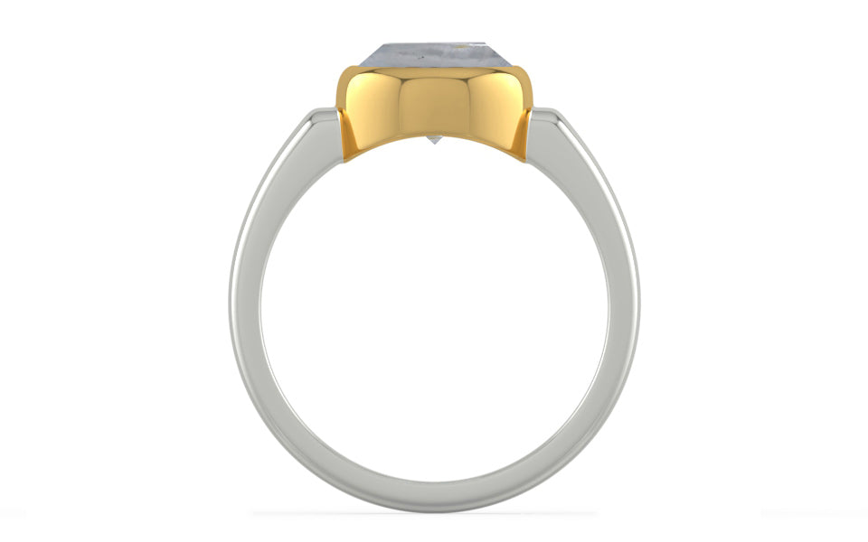 Goldcollet Ceylon White Sapphire Ring Fine Quality (R6)