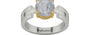 GoldCollet Ceylon White Sapphire Ring Fine Quality (R8)