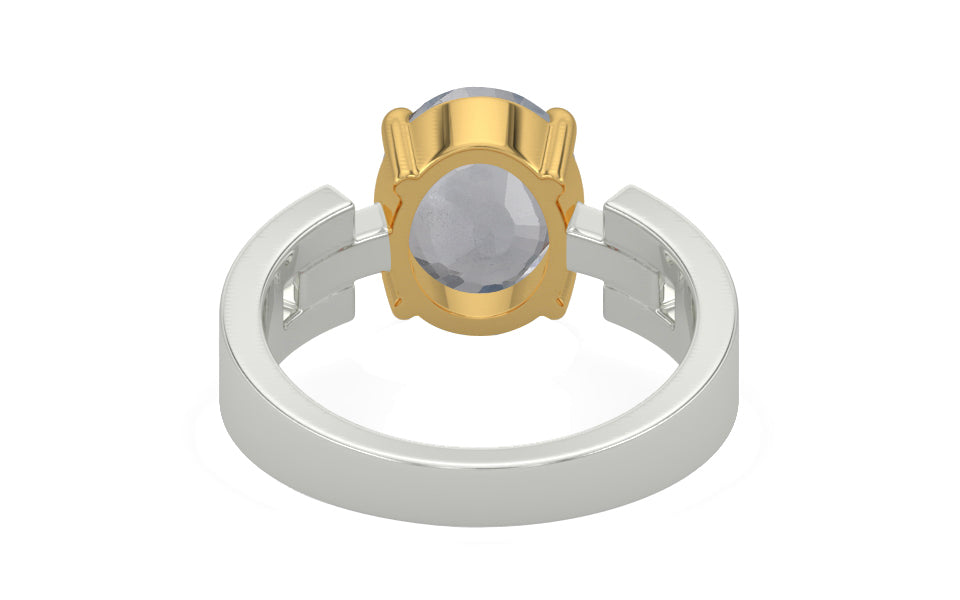 GoldCollet Ceylon White Sapphire Ring Fine Quality (R8)