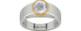 GoldCollet Ceylon White Sapphire Ring Limited Quality (R10)
