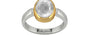 Goldcollet Ceylon White Sapphire Ring Limited Quality (R6)