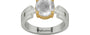 GoldCollet Ceylon White Sapphire Ring Limited Quality (R8)