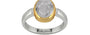 Goldcollet Ceylon White Sapphire Ring Prime Quality (R6)