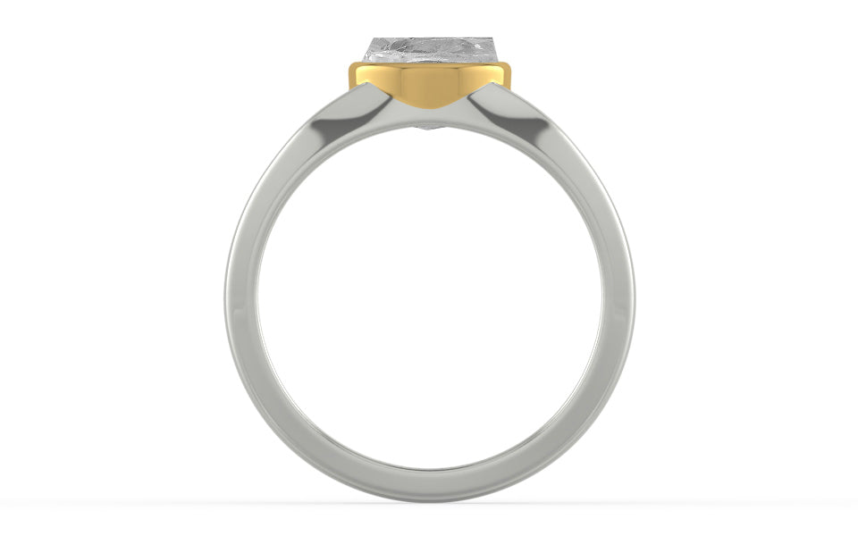 GoldCollet Ceylon White Sapphire Ring Rare Quality (R10)