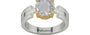 GoldCollet Ceylon White Sapphire Ring Rare Quality (R8)