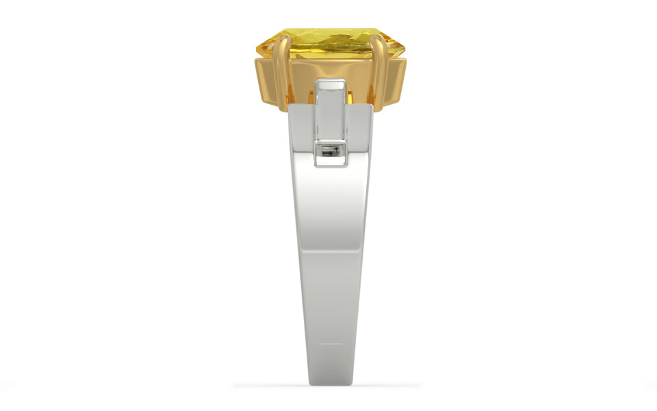 GoldCollet Ceylon Yellow Sapphire Ring Limited Quality (R8)