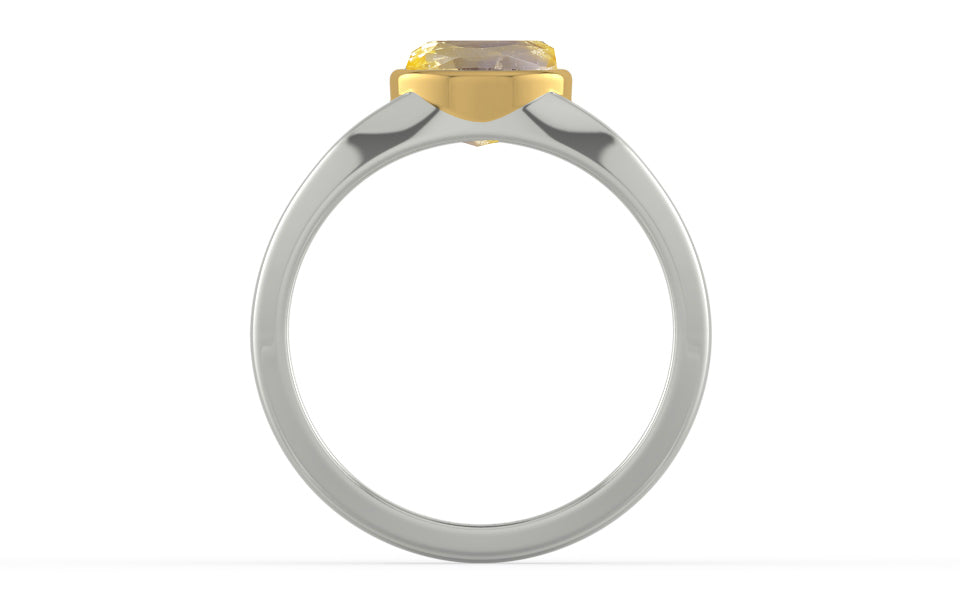 GoldCollet Ceylon Yellow Sapphire Ring Prime Quality (R10)