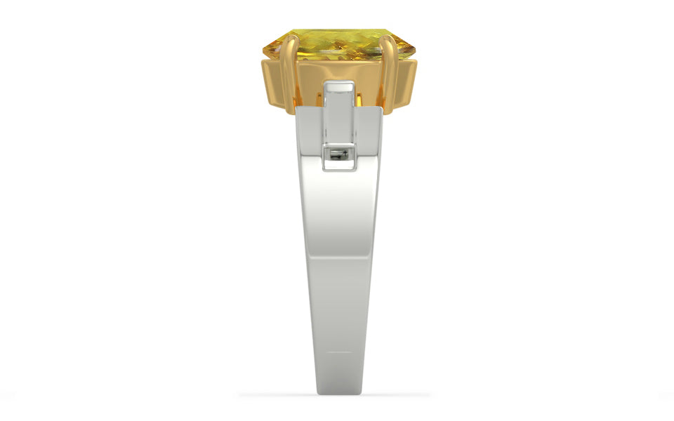 GoldCollet Ceylon Yellow Sapphire Ring Rare Quality (R8)