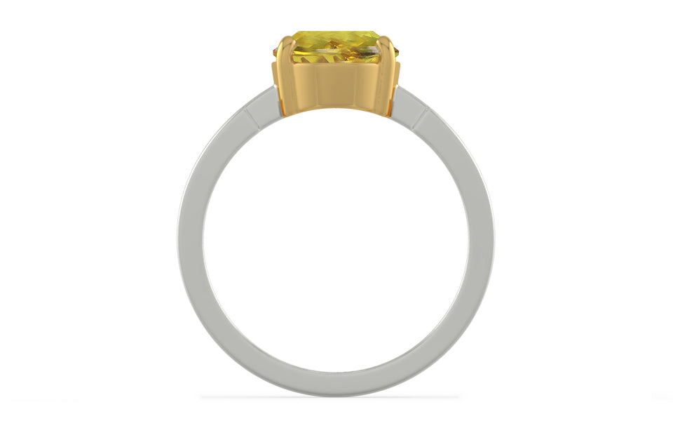 GoldCollet Ceylon Yellow Sapphire Ring Rare Quality (R8)