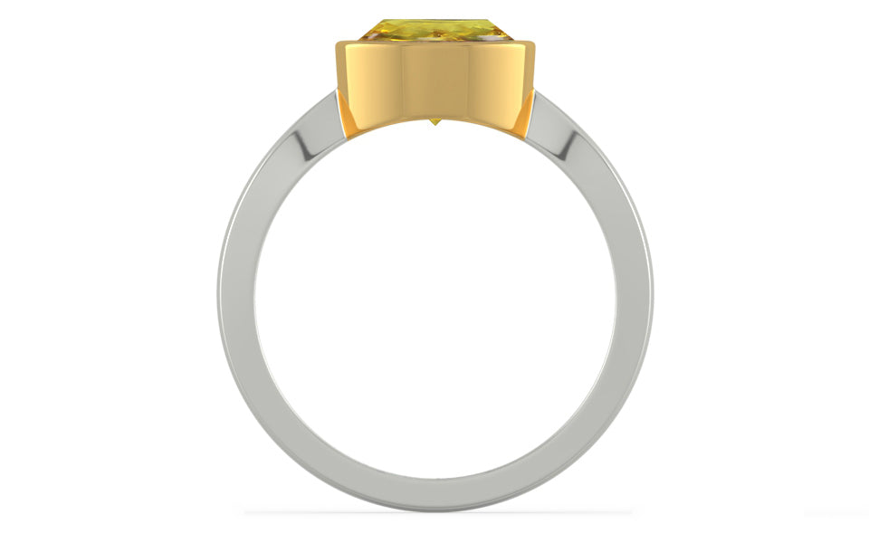 GoldCollet Ceylon Yellow Sapphire Ring Rare Quality (R9)