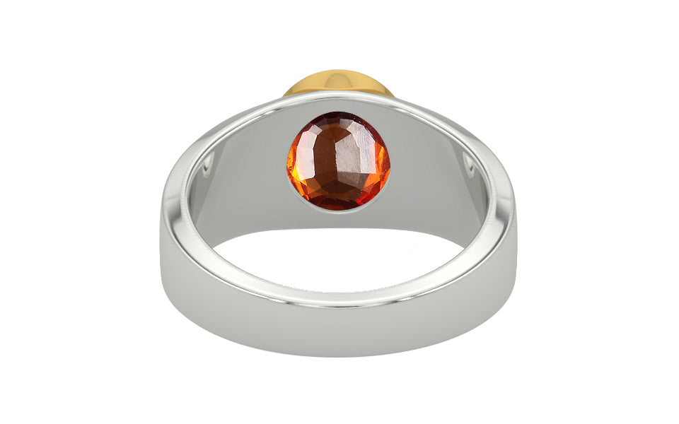 GoldCollet Hessonite Garnet Ring Limited Quality (R10)