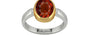 Goldcollet Hessonite Garnet Ring Rare Quality (R6)