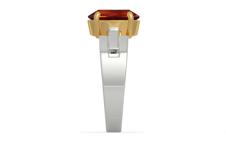 GoldCollet Hessonite Garnet Ring Rare Quality (R8)
