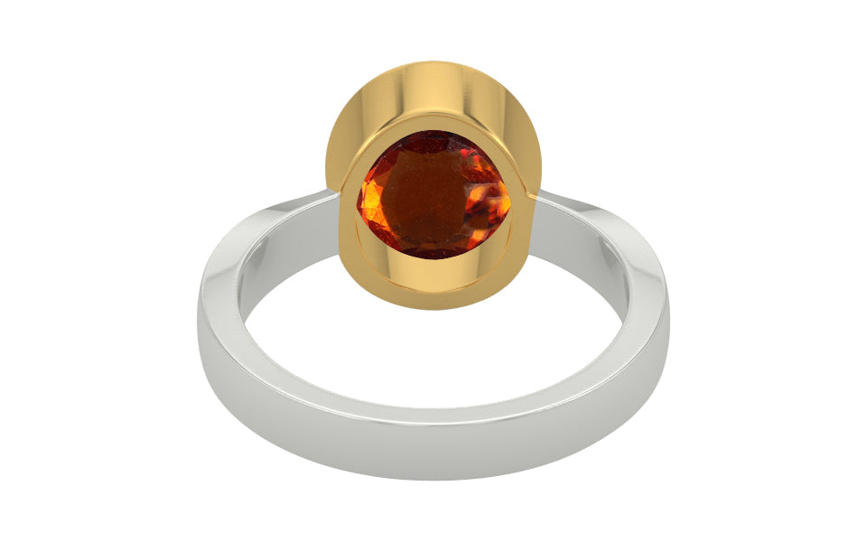 GoldCollet Hessonite Garnet Ring Rare Quality (R9)