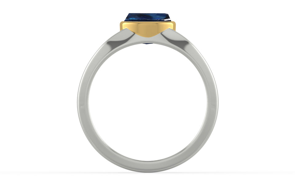 GoldCollet Thailand Blue Sapphire Ring Rare Quality (R10)