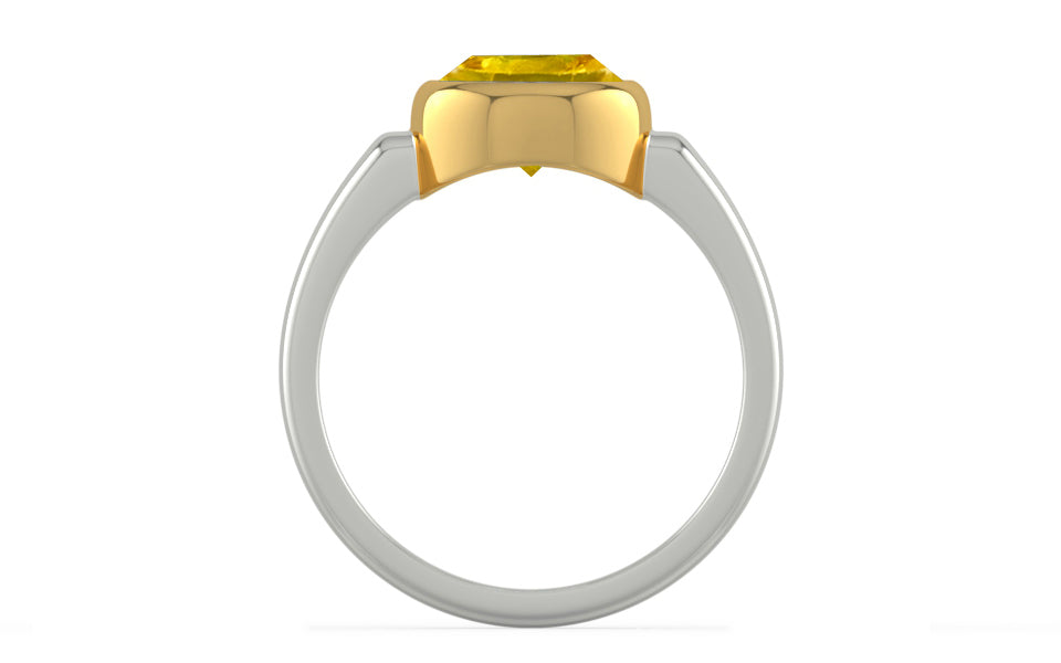 Goldcollet Thailand Yellow Sapphire Ring Limited Quality (R6)