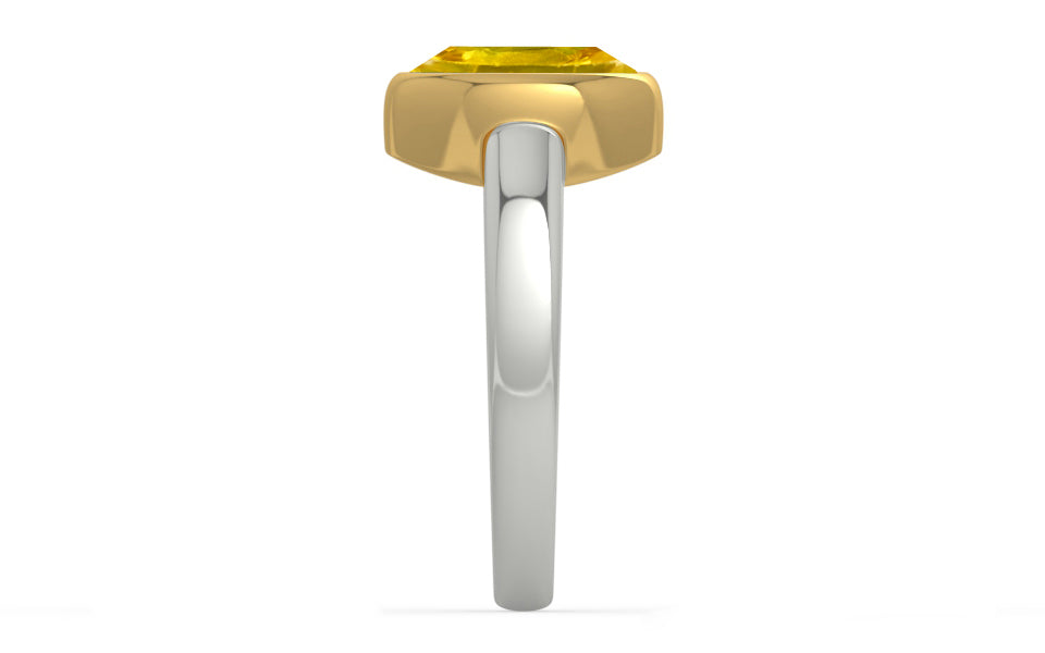 Goldcollet Thailand Yellow Sapphire Ring Limited Quality (R6)