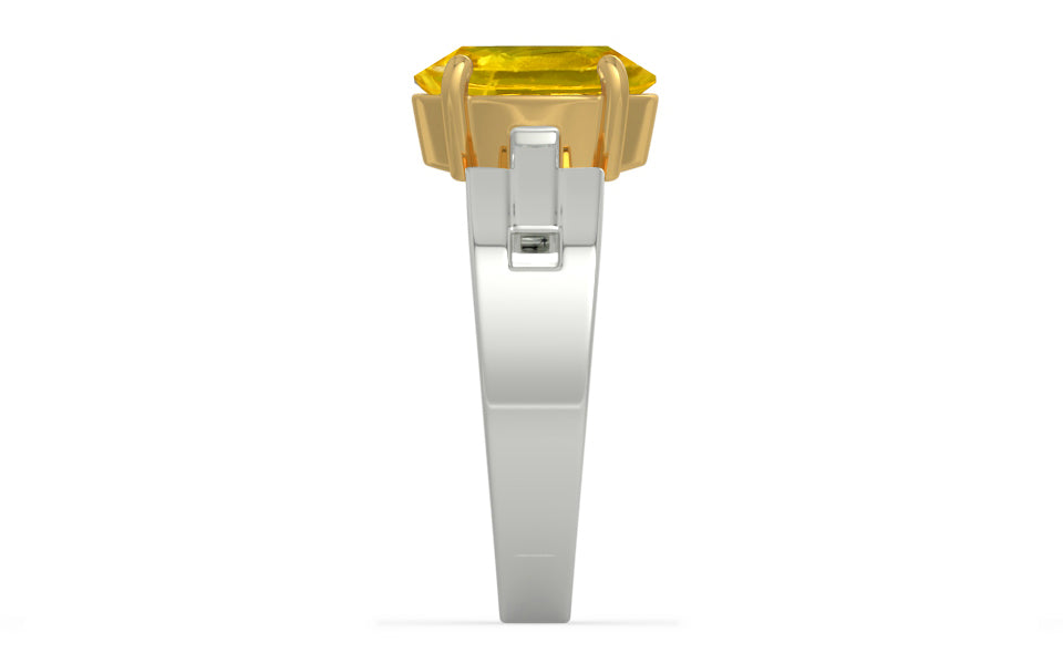 GoldCollet Thailand Yellow Sapphire Ring Limited Quality (R8)
