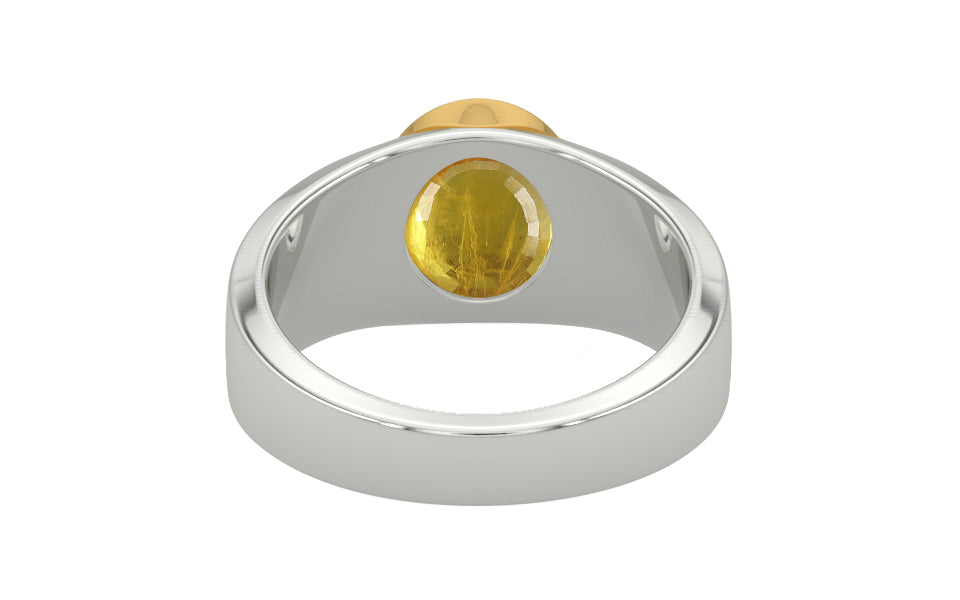 GoldCollet Thailand Yellow Sapphire Ring Prime Quality (R10)