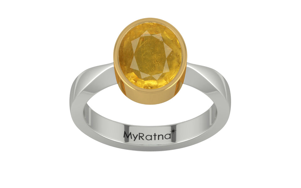 GoldCollet Thailand Yellow Sapphire Ring Prime Quality (R9)