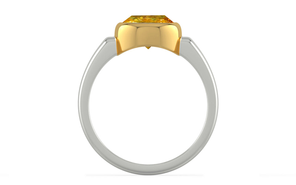 Goldcollet Thailand Yellow Sapphire Ring Rare Quality (R6)