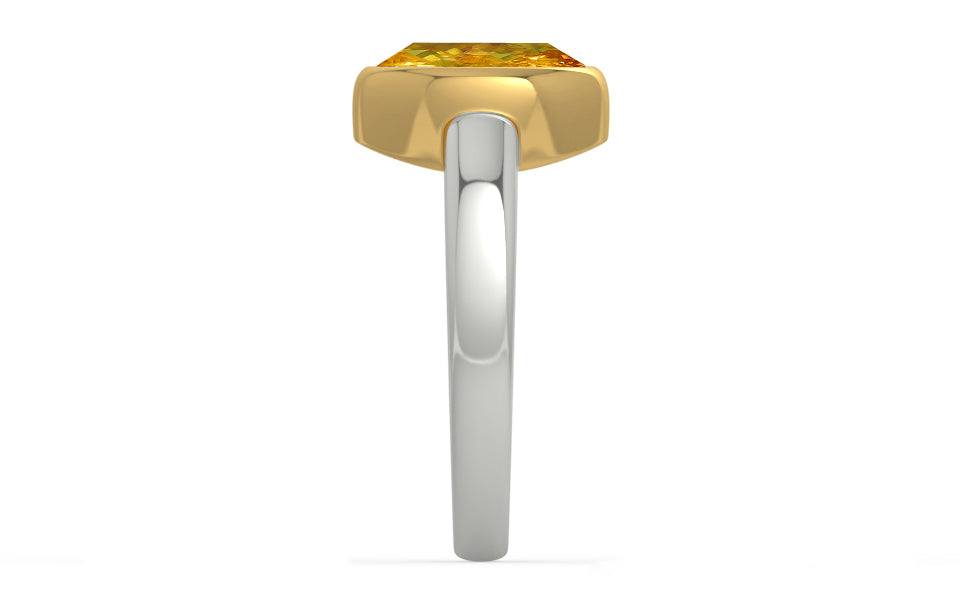 Goldcollet Thailand Yellow Sapphire Ring Rare Quality (R6)