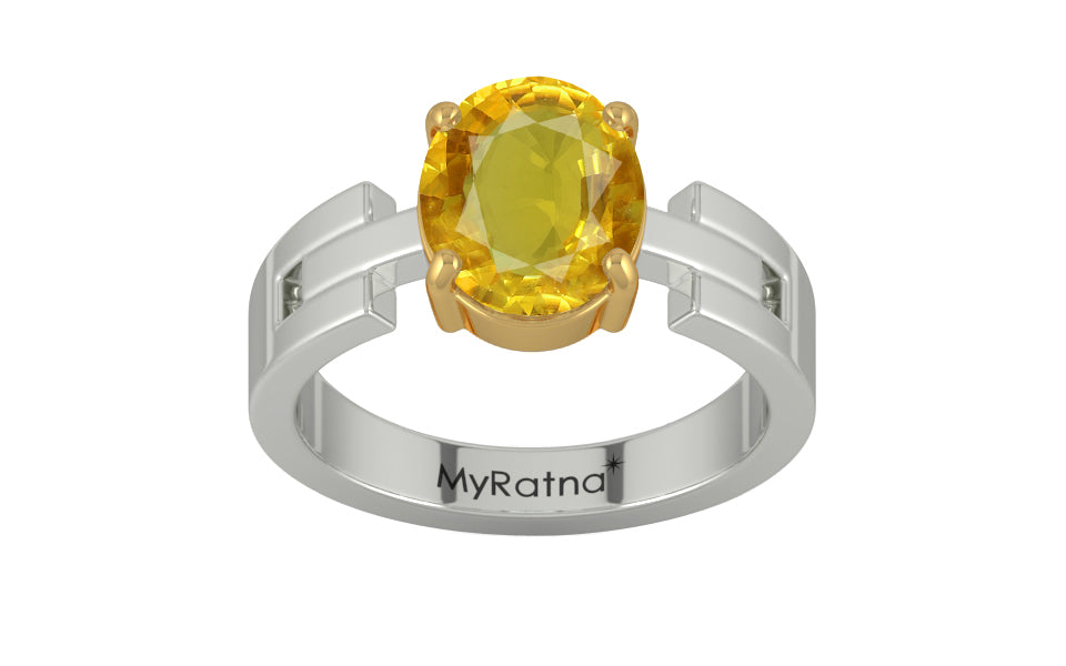GoldCollet Thailand Yellow Sapphire Ring Rare Quality (R8)