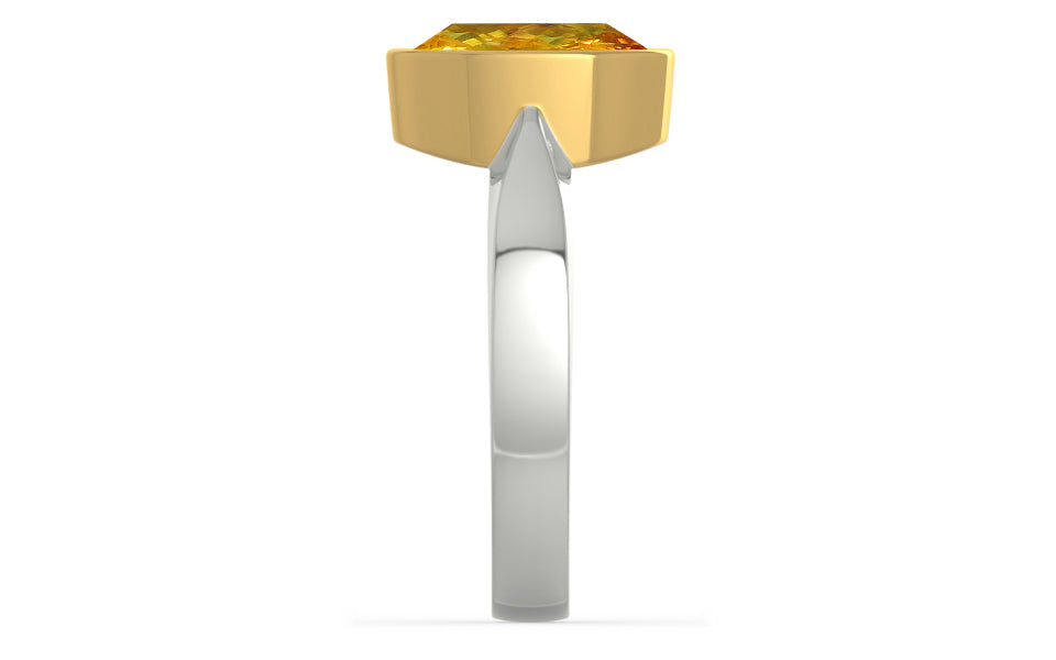 GoldCollet Thailand Yellow Sapphire Ring Rare Quality (R9)
