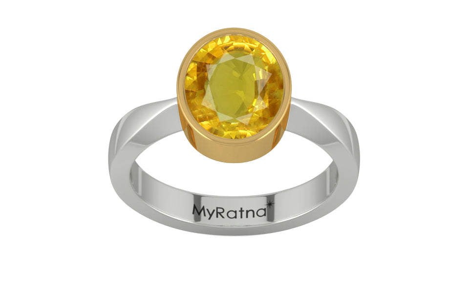 GoldCollet Thailand Yellow Sapphire Ring Rare Quality (R9)
